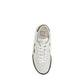 White Calf Leather Bos Taurus Low Top Sneakers