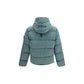 Bicolor Polyamide Full-Length Jacket