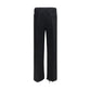 Black Cotton Flared Jeans