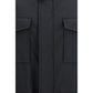 Blue Wool Oves Aries Full-Length Jacket