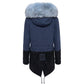 Blue Cotton Women's Jacket