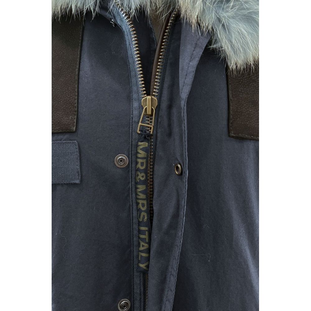 Blue Cotton Women's Jacket