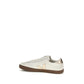 White Calf Leather Bos Taurus Low Top Sneakers