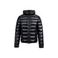 Black Polyamide Full-Length Jacket