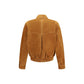 Brown Lamb Ovis Aries Leather Jacket