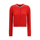 Red Wool Oves Aries Cardigan