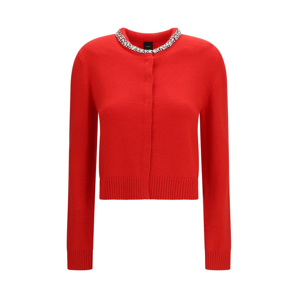 Red Wool Oves Aries Cardigan