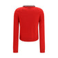 Red Wool Oves Aries Cardigan