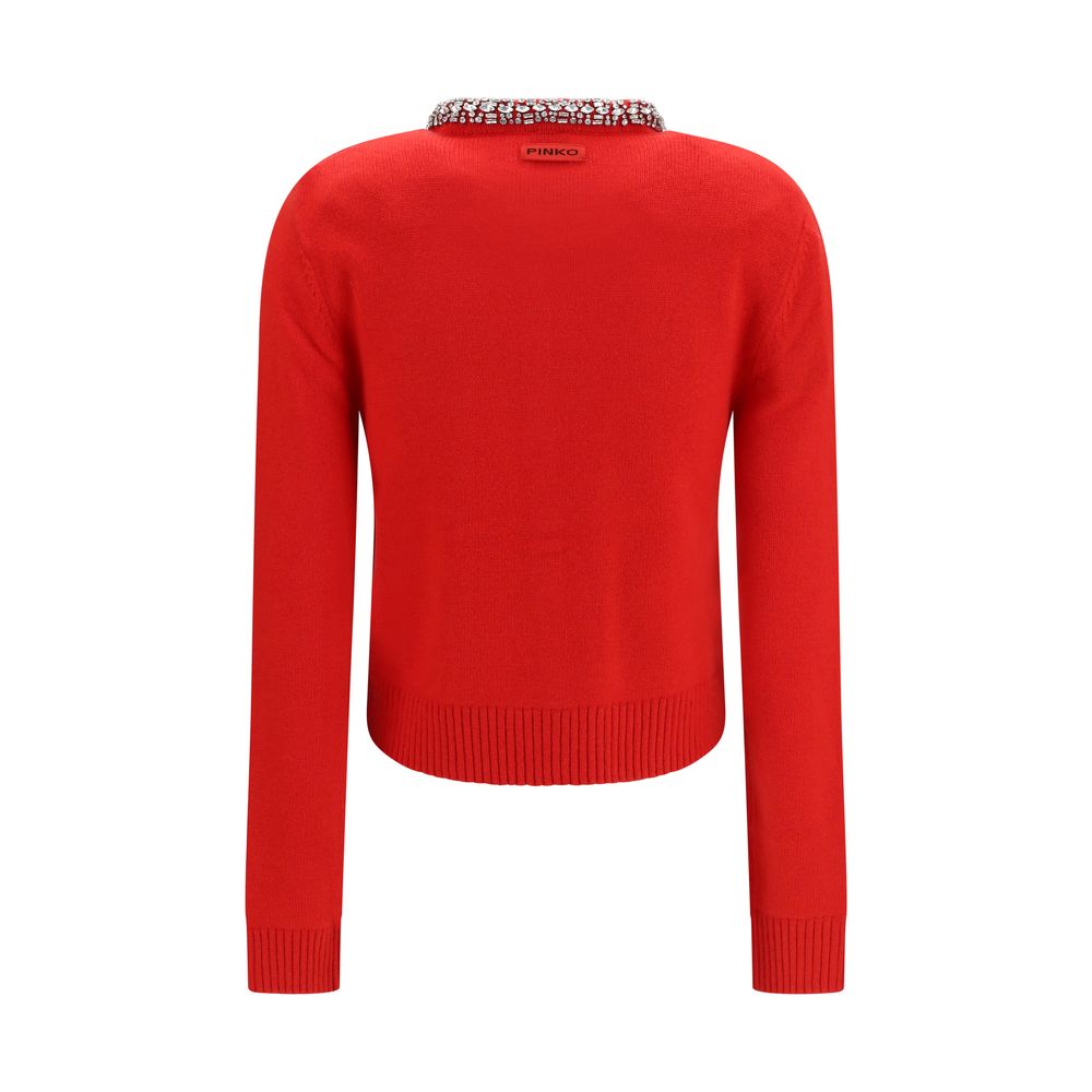 Red Wool Oves Aries Cardigan