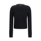 Black Wool Oves Aries Cardigan