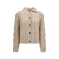 Beige Cashmere Cardigan