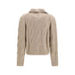Beige Cashmere Cardigan