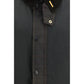 Bicolor Cotton Full-Length Jacket