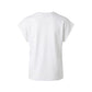 White Cotton Women T-Shirt