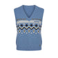 Blue Nylon Women Sweater Vest