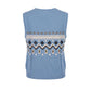 Blue Nylon Women Sweater Vest