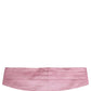 Pink Men 100% Silk Belt Waist Cummerbund