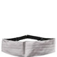 Gray Men 100% Silk Belt Waist Cummerbund