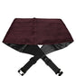 Maroon Men 100% Silk Belt Waist Cummerbund