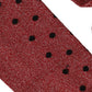 Maroon Polka Dot Over The Calf Accessory Socks