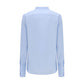 Blue Cotton Dress Shirt