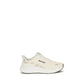 Beige Fabric Low Top Sneakers
