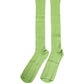 Men Green Viscose Over The Calf Accessory Socks