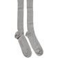 Men Gray Viscose Over The Calf Accessory Socks