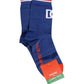 Men Multicolor Cotton Mid Calf Accessory Socks