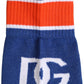 Men Multicolor Cotton Mid Calf Accessory Socks