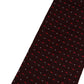Burgundy Polka Dot Over The Calf Accessory Socks