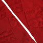 Men Red 100% Silk Mid Calf Accessory Socks