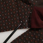 Maroon Dotted Wool Over The Calf Accessory Socks