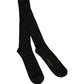 Black DG Logo Print Over The Calf Accessory Socks
