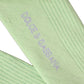 Men Light Green Logo Over Calf Accessory Socks