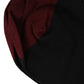 Men Burgundy Black Logo Mid Calf Accessory Socks