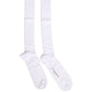 Men White Viscose Over The Calf Accessory Socks