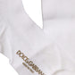 Men White Viscose Over The Calf Accessory Socks