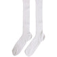 Men White Viscose Over The Calf Accessory Socks