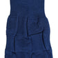 Royal Blue Checkered Silk Mid Calf Accessory Socks