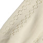 Off White Cotton Knit Mid Calf Accessory Socks