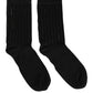Black Sequin Cotton Knit Mid Calf Accessory Socks