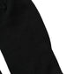 Black Sequin Cotton Knit Mid Calf Accessory Socks