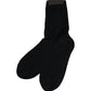 Dark Blue Cotton Knit Mid Calf Accessory Socks