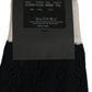 Dark Blue Cotton Knit Mid Calf Accessory Socks