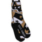 White Polka Dot Over The Calf Accessory Socks