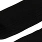 Men Black Cotton Distressed Mid Calf Accessory Socks