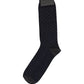 Men Black Cotton Polka Dot Mid Calf Accessory Socks