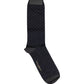 Men Black Cotton Polka Dot Mid Calf Accessory Socks