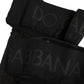 Black Nylon Logo Calf Long Women Accessory Socks